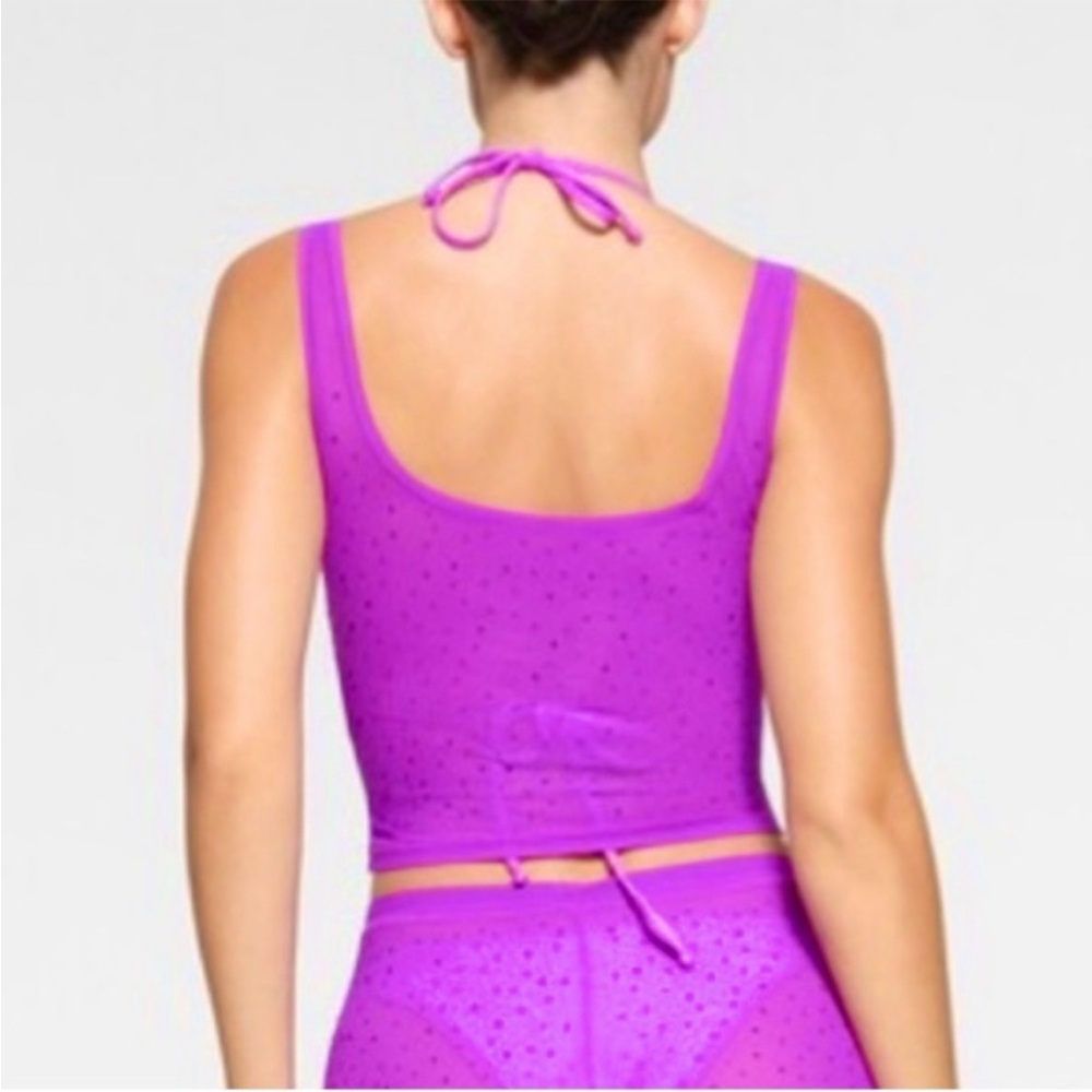 NWT—-SKIMS Purple Swim Coverup - Picture 5 of 9